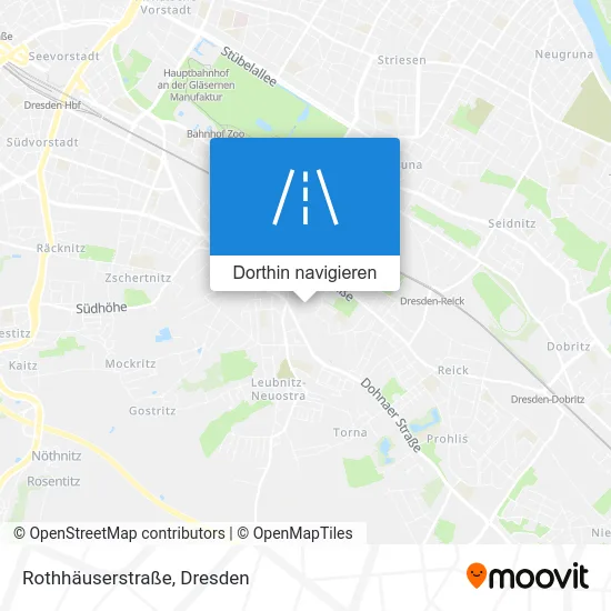 Rothhäuserstraße Karte