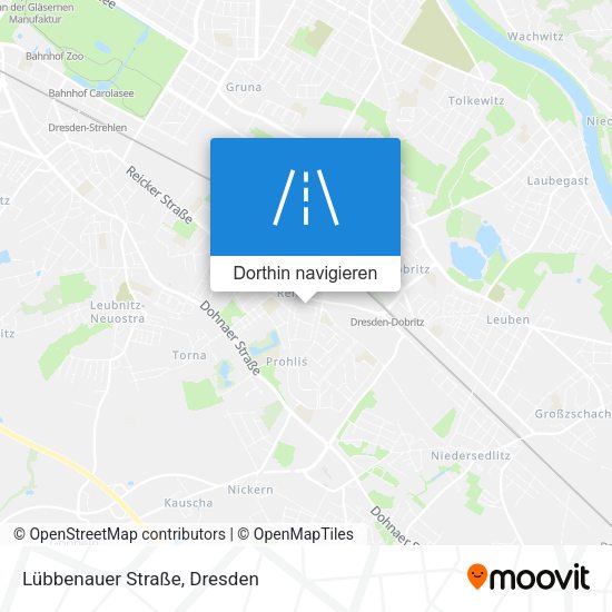 Lübbenauer Straße Karte