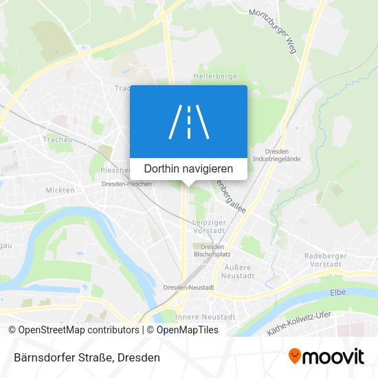 Bärnsdorfer Straße Karte