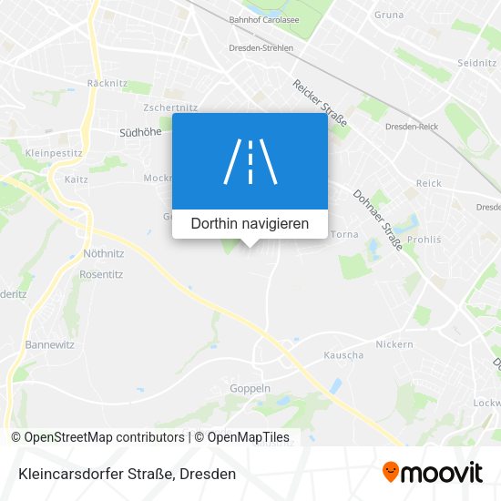 Kleincarsdorfer Straße Karte