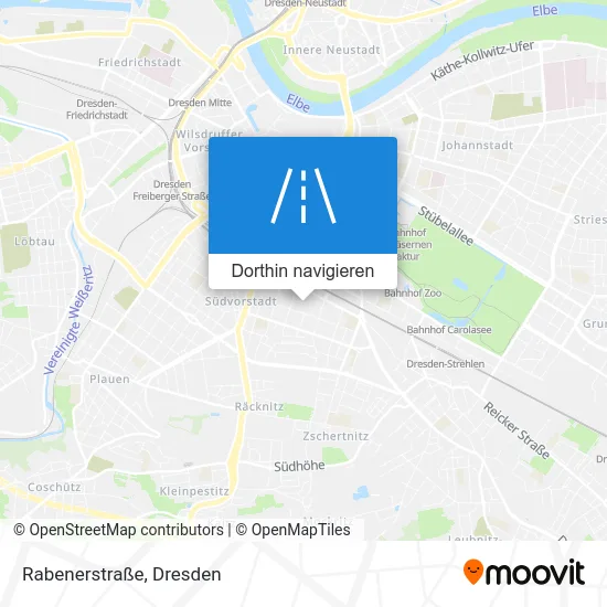 Rabenerstraße Karte