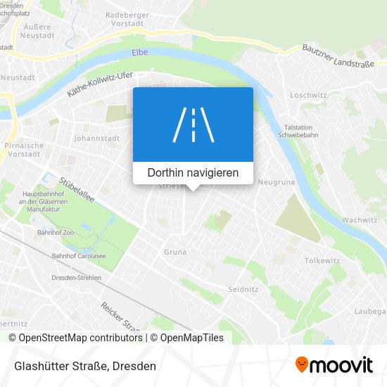 Glashütter Straße Karte