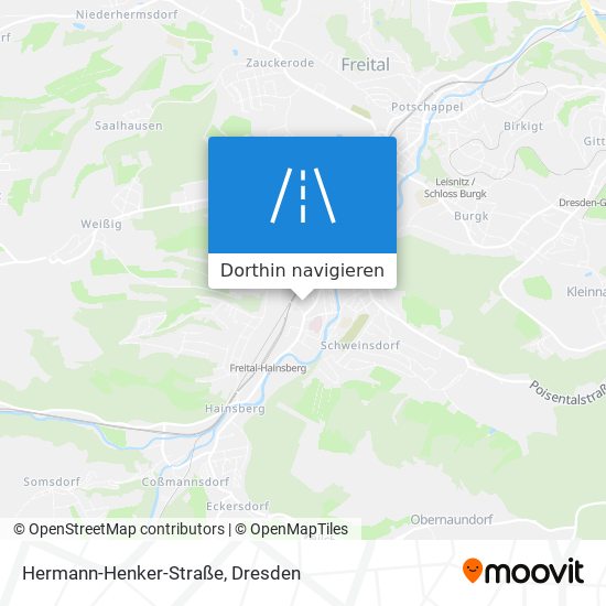 Hermann-Henker-Straße Karte