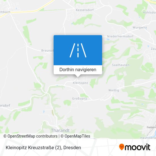 Kleinopitz Kreuzstraße (2) Karte
