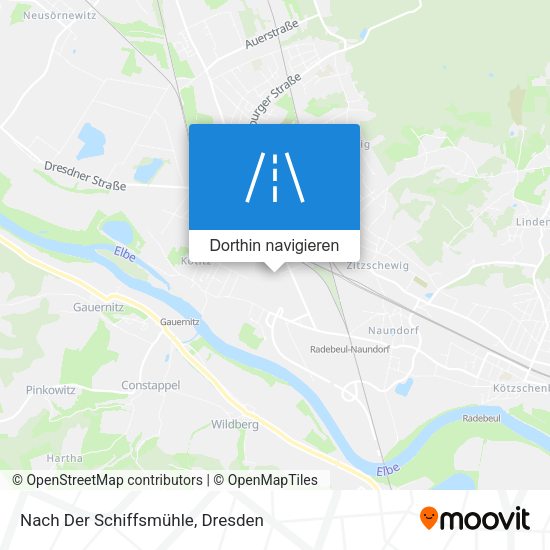 Nach Der Schiffsmühle Karte