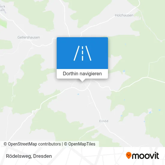 Rödelsweg Karte