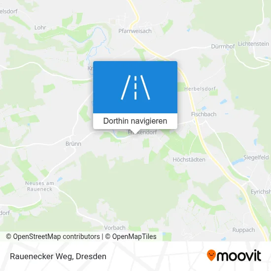 Rauenecker Weg Karte