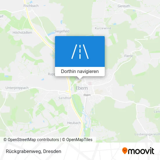 Rückgrabenweg Karte