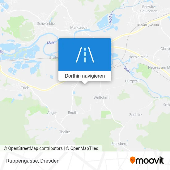 Ruppengasse Karte