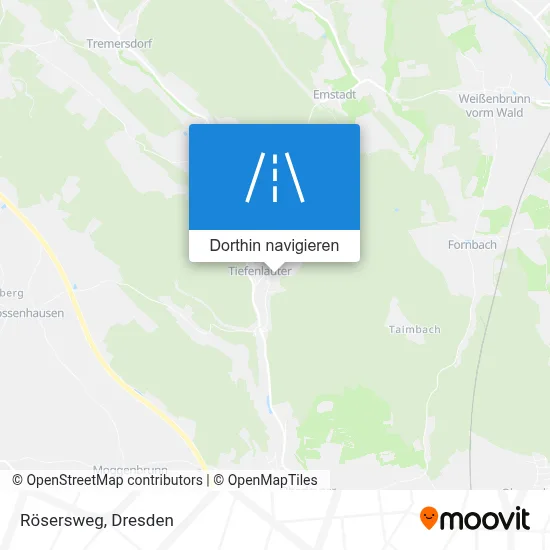 Rösersweg Karte