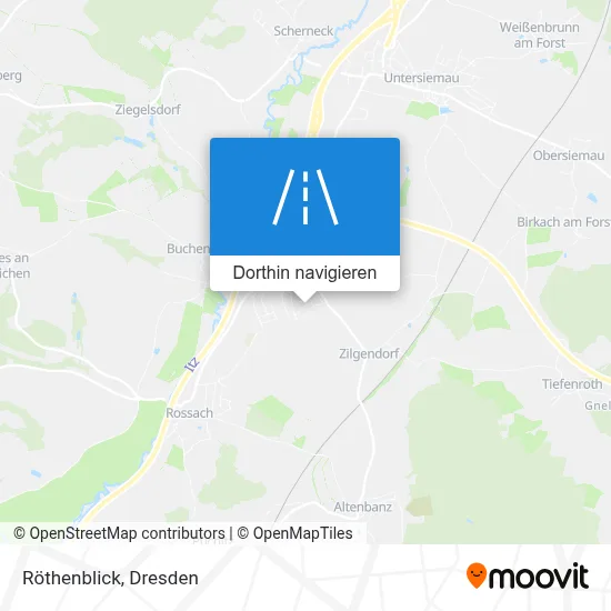 Röthenblick Karte