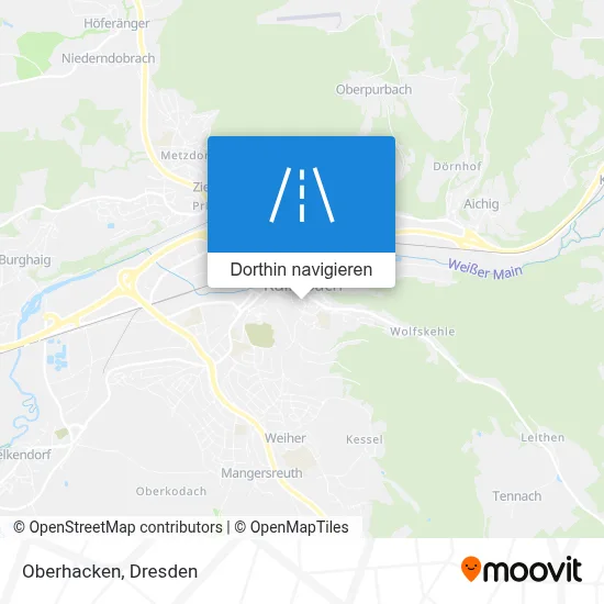 Oberhacken Karte