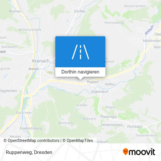 Ruppenweg Karte