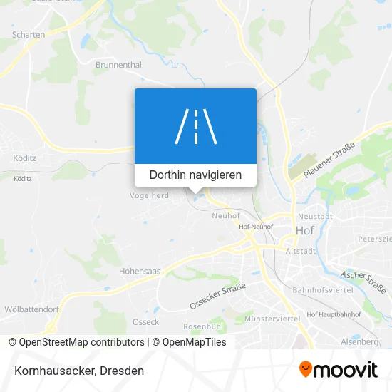 Kornhausacker Karte