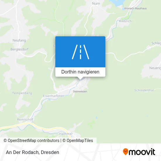 An Der Rodach Karte