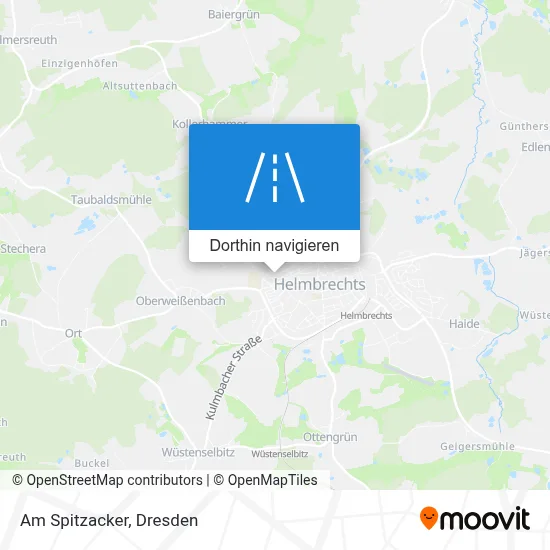 Am Spitzacker Karte