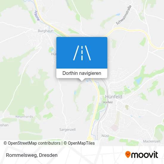 Rommelsweg Karte