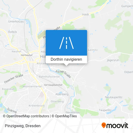Pinzigweg Karte
