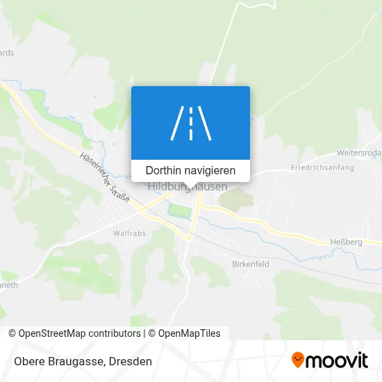 Obere Braugasse Karte