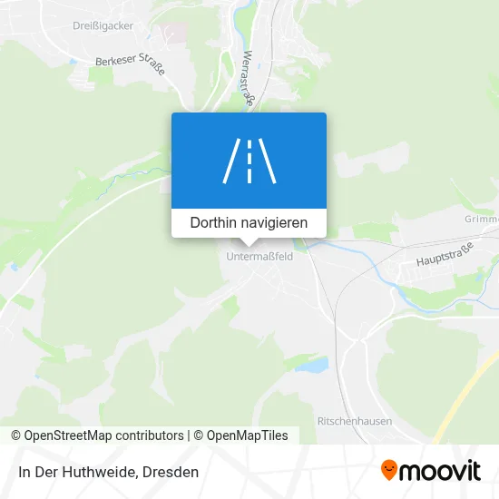 In Der Huthweide Karte