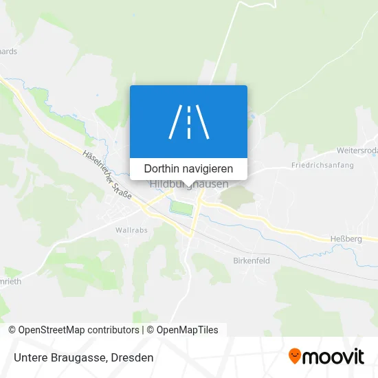Untere Braugasse Karte