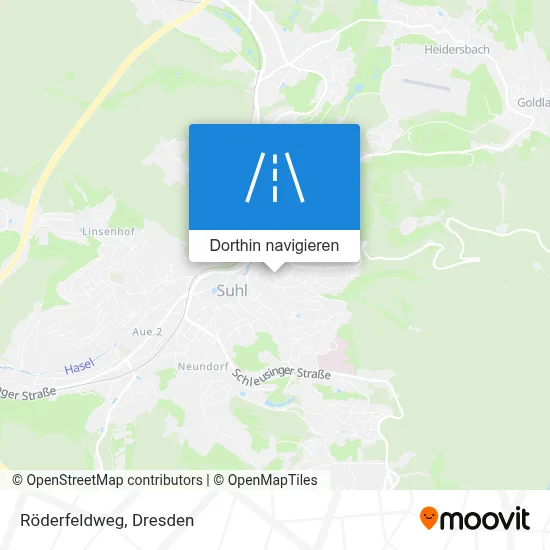 Röderfeldweg Karte