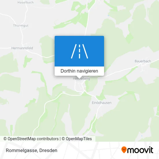 Rommelgasse Karte