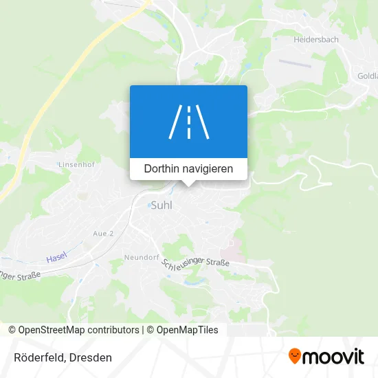 Röderfeld Karte