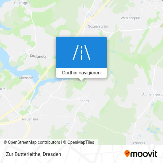 Zur Butterleithe Karte
