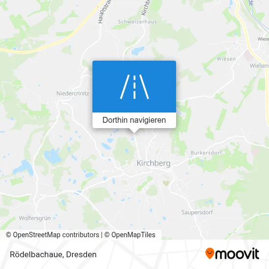 Rödelbachaue Karte