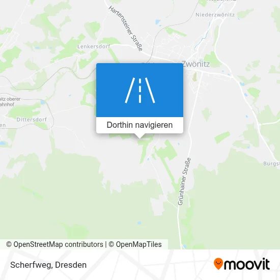 Scherfweg Karte