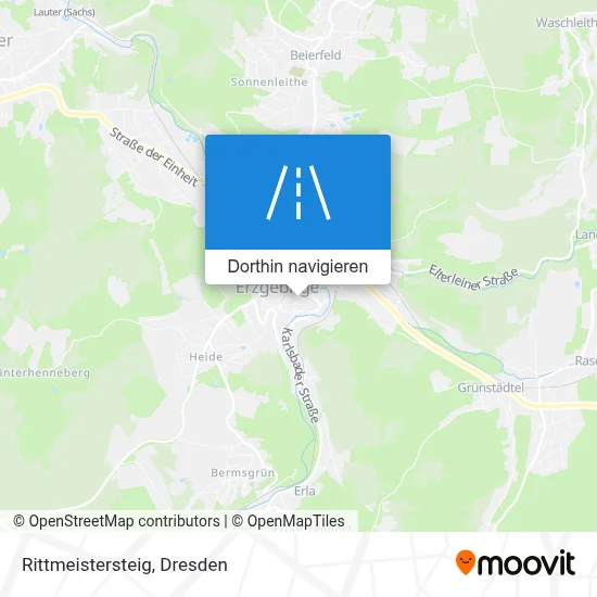 Rittmeistersteig Karte