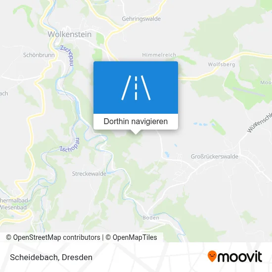 Scheidebach Karte