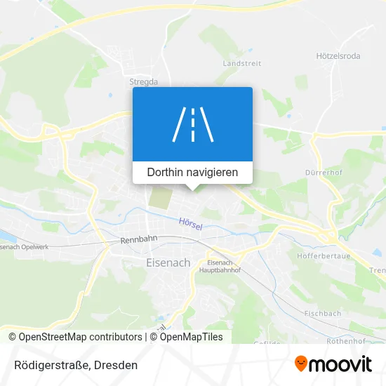 Rödigerstraße Karte
