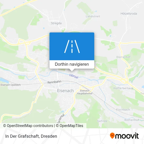 In Der Grafschaft Karte