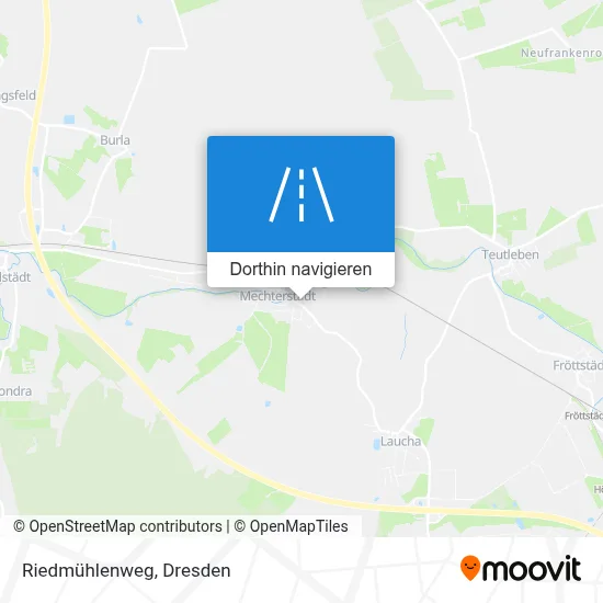 Riedmühlenweg Karte