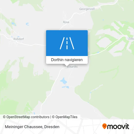 Meininger Chaussee Karte