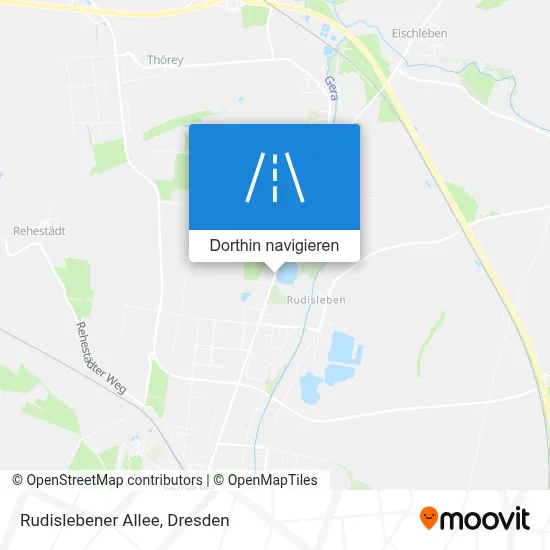 Rudislebener Allee Karte