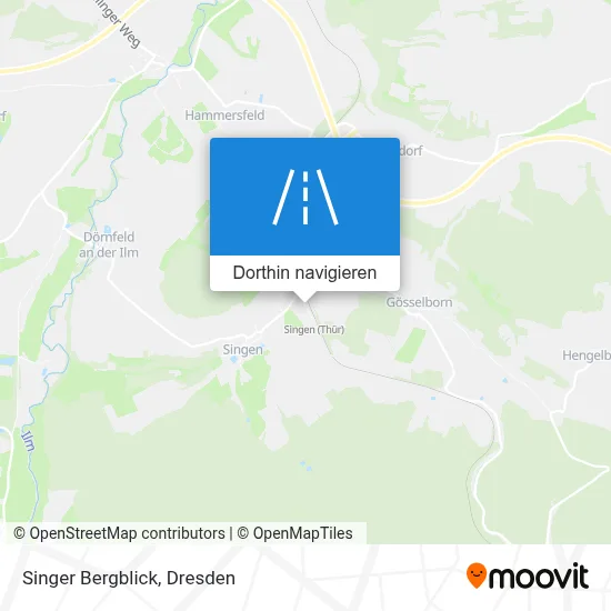 Singer Bergblick Karte
