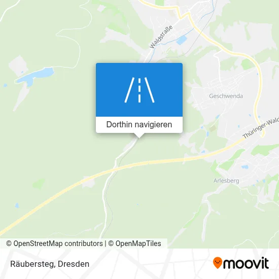 Räubersteg Karte
