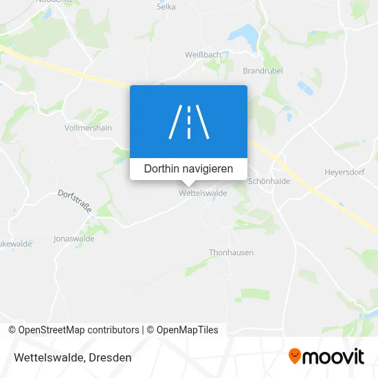 Wettelswalde Karte