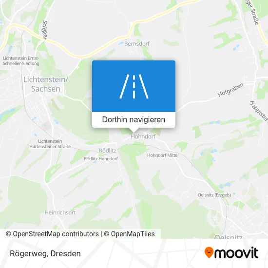 Rögerweg Karte