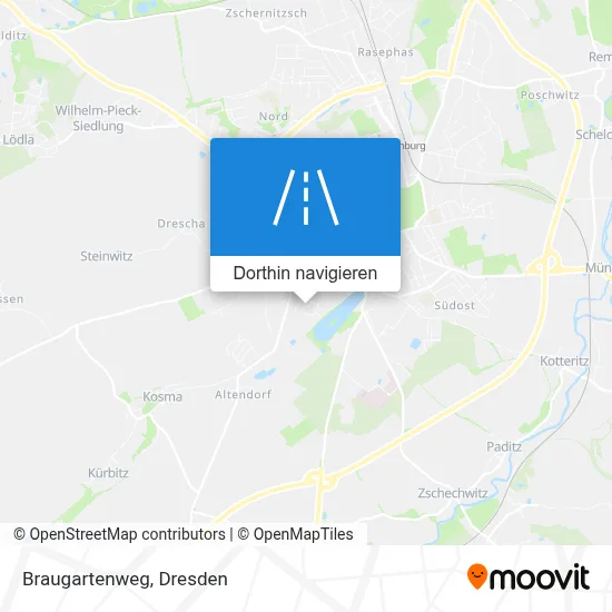 Braugartenweg Karte