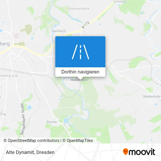 Alte Dynamit Karte