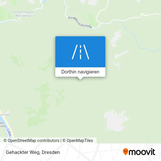 Gehackter Weg Karte