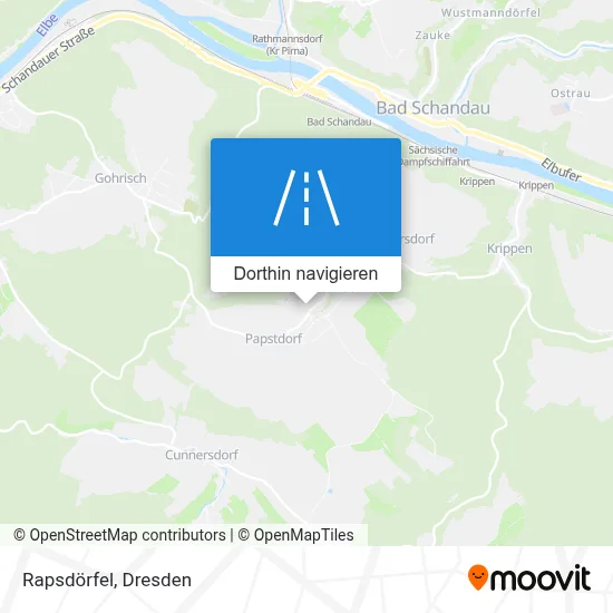 Rapsdörfel Karte