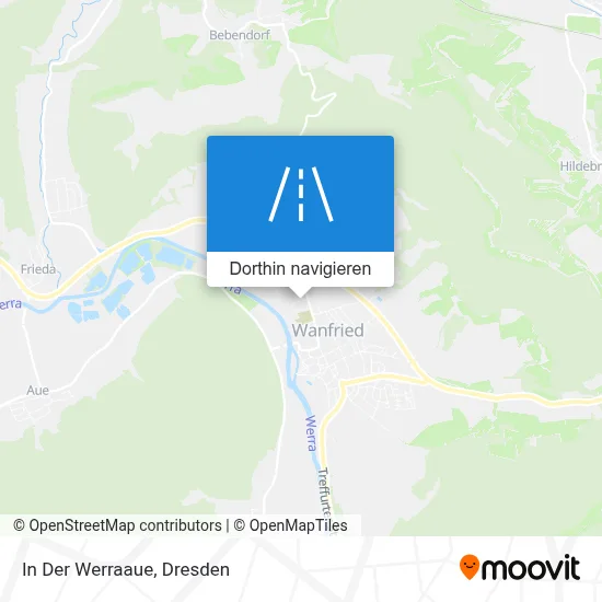 In Der Werraaue Karte