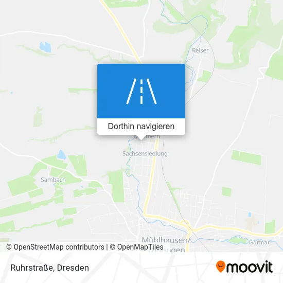 Ruhrstraße Karte