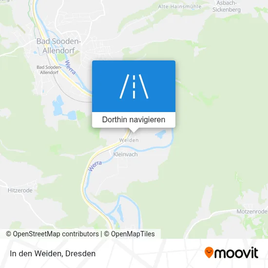 In den Weiden Karte