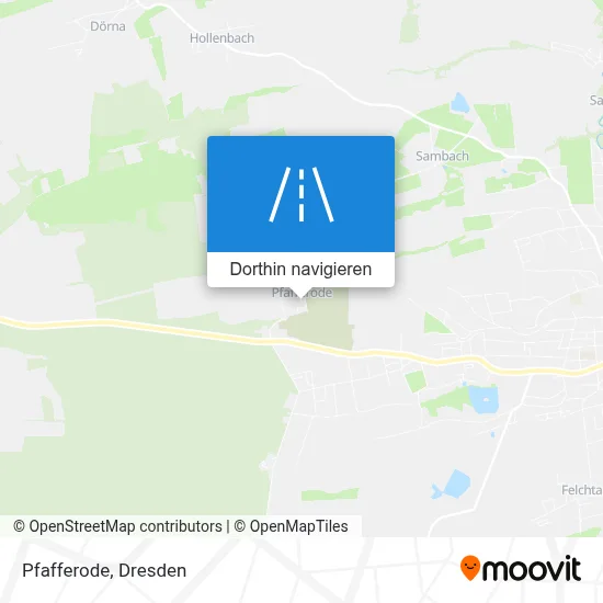 Pfafferode Karte